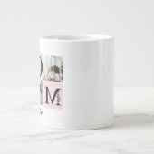 Momカスタマイズ可能な写真と名前 ジャンボコーヒーマグカップ (正面)
