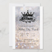 MOMクイーンズオブマイライフグリッターブランチ招待状 招待状 (正面)