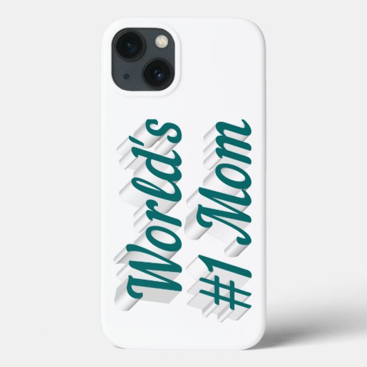 MomグリーンテキストiPhoneケース Case-Mate iPhoneケース (裏面)
