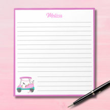 Momゴルファーピンク水玉模様カート名