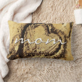 Momスクリプトビーチ描ハート写モダン真 ランバークッション (ブランケット)