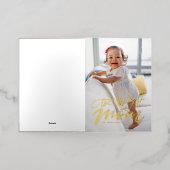 Momスクリプ最高のトへ | Photo Happy Mother's Day 箔シーズンカード (外側レイダウン)