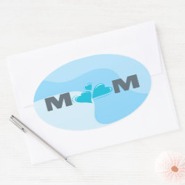 MOMスタンプ 楕円形シール