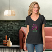 MOMソース優しさアラビア語文字ブラックTシャツ Tシャツ