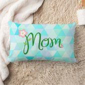 Momタイポグラフィ印刷装飾用クッション ランバークッション (ブランケット)