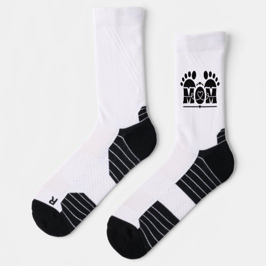 MOMハート足跡 ソックス (左)