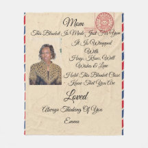 Momパーソナライズフリースブランケット