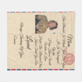 Momパーソナライズフリースブランケット フリースブランケット (正面(横))