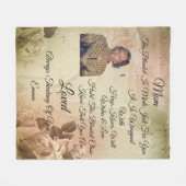 Momパーソナライズフリースブランケット フリースブランケット (正面(横))