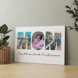 Momフォトコラージキャンバス キャンバスプリント