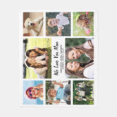 Momフォトコラージュ フリースブランケット (正面)