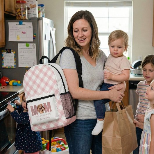 Momフォトバックパック プリントバックパック