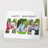 MOMフォトレター切り出し誕生日カード カード (正面)