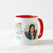 MOMフォト引用文MUG – クリスマスかわいいおもしろい マグカップ (正面右)