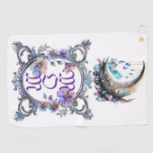 Momフローラフレーム ゴルフタオル (横)