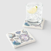 Momフローラフレーム ストーンコースター (横)