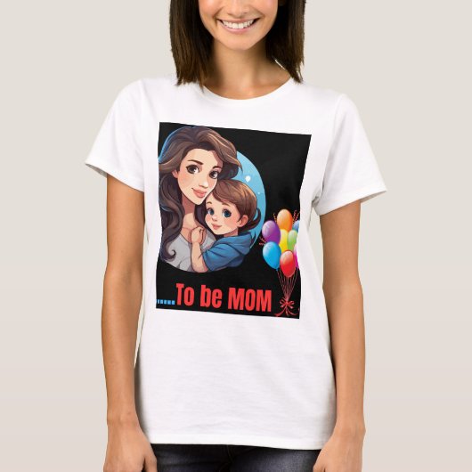 MomプレミアムカスタマイズクラシックTシャツ Tシャツ (正面)