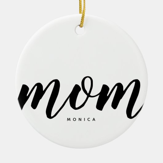 Momミニマモダンリストのセラミック装飾 セラミックオーナメント (正面)