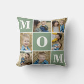 MOMモダンカスタム可愛い7数々の枚コラージュ クッション (正面)