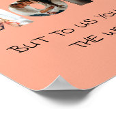 MOM写真パーソナライズされたコラージュのギフトプリント ポスター (角)