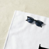 Mom写真最高のハートへ ビーチタオル (インサイチュ)