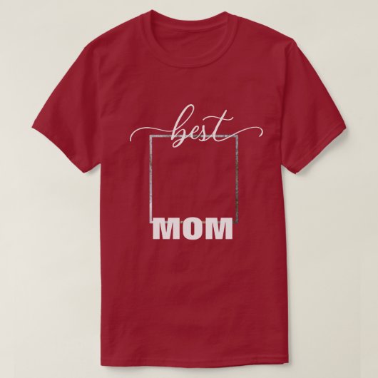 MOM写真最高の母の日のTシャツ Tシャツ (デザイン正面)