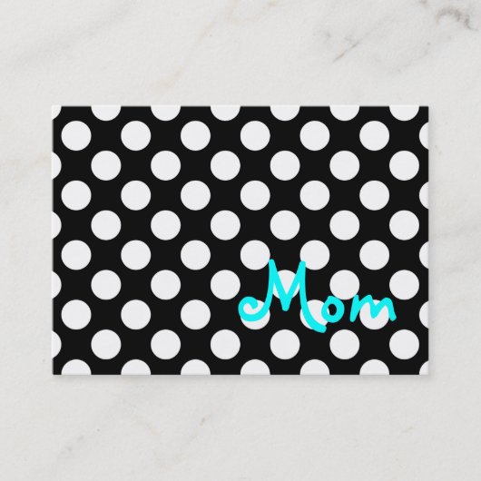 Mom名刺 コーリングカード (正面)