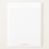 Mom妻ボスタイポグラフィ名前の追加 プランナー手帳 (裏面)