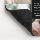 Mom定義おもしろいと心のこもった家族写真 マウスパッド (コーナー)