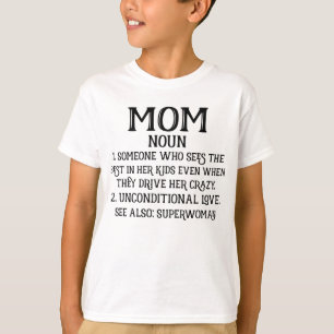 MOM定義おもしろいアンチ – バレンタイン Tシャツ