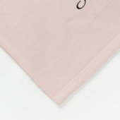 Mom定義スクリプエレガントトバラ金ゴールドグリッター フリースブランケット (角)