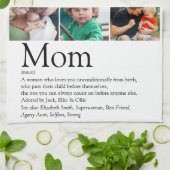 Mom定義9フォトコラージュ キッチンタオル (折り畳み)