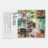 Mom定義9フォトコラージュ キッチンタオル (横)