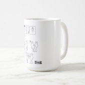 Mom指示シートパロディのアセンブリ方法 コーヒーマグカップ (正面右)