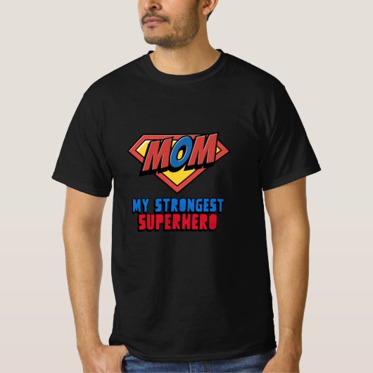MOM最強スーパーヒーロー Tシャツ (正面)