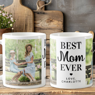 MOM最高の Everカスタム 2 Photo Cute Mother's Day コーヒーマグカップ