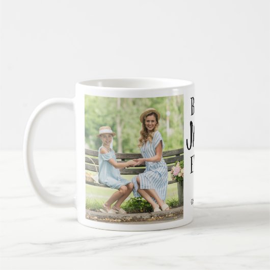 MOM最高の Everカスタム 2 Photo Cute Mother's Day コーヒーマグカップ (左)