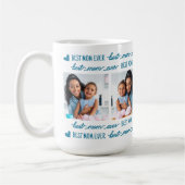 MOM最高の Everカスタム 4 Photo Collage Mother's Day コーヒーマグカップ (左)