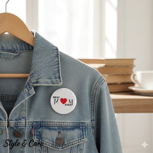 MOM最高の Ever Button - A Pin of Love for Mom 缶バッジ