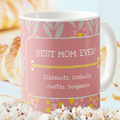 MOM最高の EVER DUSTYバラヴィンテージフローラ コーヒーマグカップ