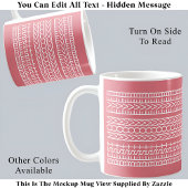 Mom最高の Ever Hidden Message 141WPノベルティ光学 コーヒーマグカップ