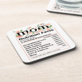 MOM栄養ファクト母の日の献上品 コースター (左側)