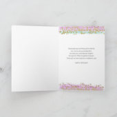 Mom水色素晴らしへのハッピーバースデー カード (内部)