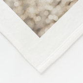 Mom用ギフトタイポグラフィ温かいメッセージ写真 フリースブランケット (角)