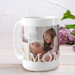 MOM複数フォトコラージュ&モノグラムカスタム コーヒーマグカップ<br><div class="desc">私たちのMOMフォトコラージュとモノグラムパーソナライズされたマグであなたの愛を示しなさい。私たちのデザインは、7つの写真のまわりにコラージュデザインとラップデザインを備えている。写真の上に「MOM」が白で表示される。この特別なマグカップは、母親の日、誕生日、クリスマス、記念日、または特別な贈り物のためにあなたの母親に送信するのに最適な贈り物である彼らをどれだけ愛しているか言う！母カスタマイズのモノグラムで。</div>