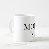 Mom設立 2025 コーヒーマグカップ (正面左)