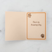 Mom誕生日からDog Card カード (内部)