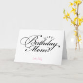 Mom誕生日カード カード (黄色い花)
