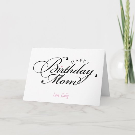 Mom誕生日カード カード (正面)