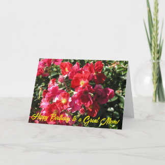 Mom誕生日カード カード